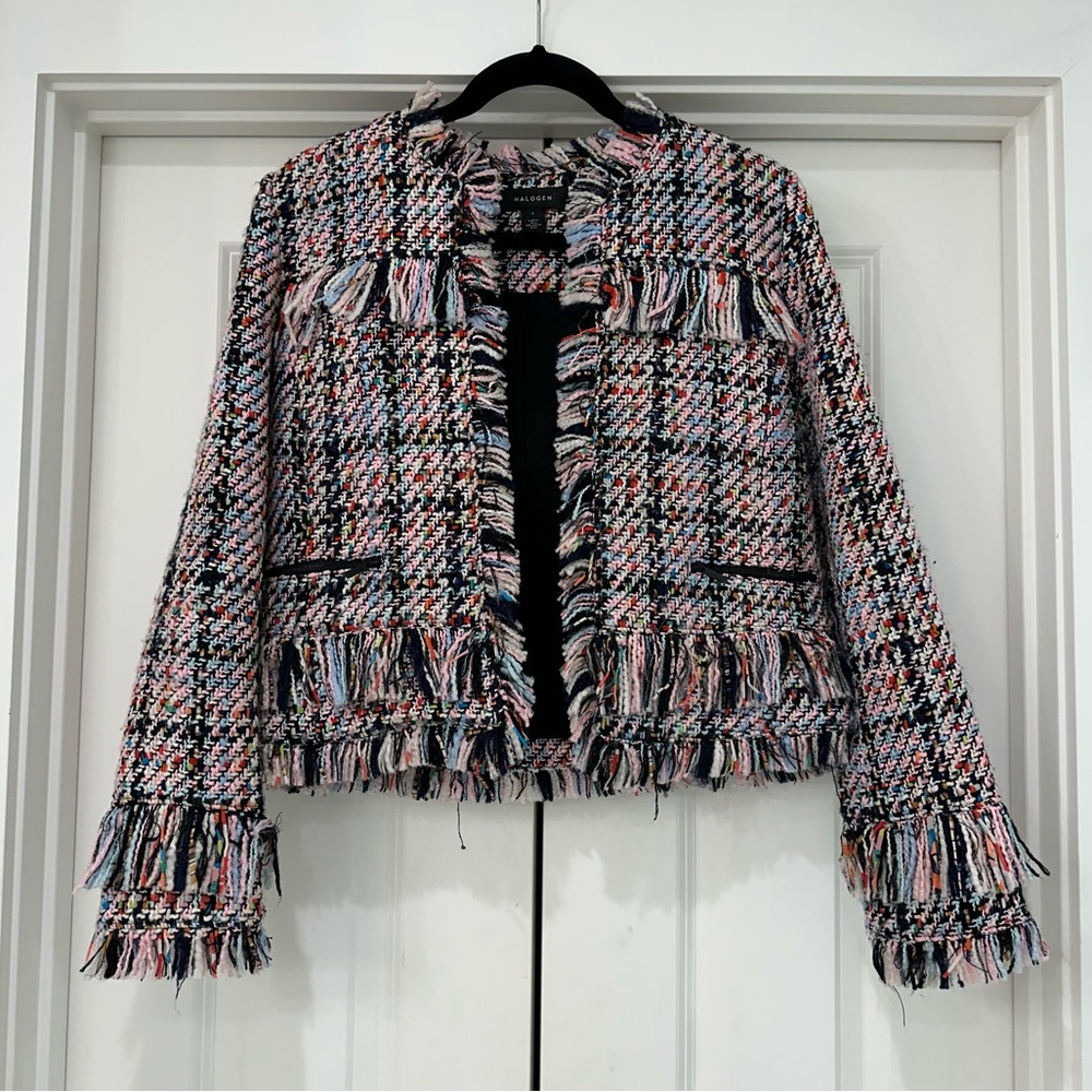 Halogen Tweed Jacket, Size Small